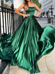 Women's Dresses Suspender Open Back Swing Party Dress