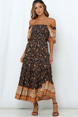 Boho Two Piece Set, Two Piece Skirt Set, Jasmine in Navy