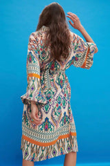 Boho Robe, Kimono Robe, Beach Cover up, Tribal Josephine