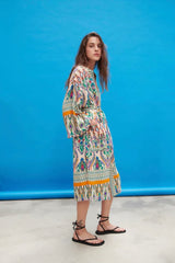 Boho Robe, Kimono Robe, Beach Cover up, Tribal Josephine