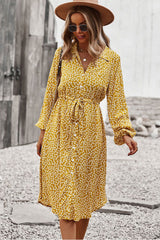 Boho Midi Dress, Sundress, Layla Yellow