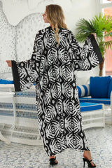 Boho Robe, Kimono Robe, Silk robe, Beach Cover up, Wanderlust