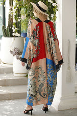 Boho Robe, Kimono Robe, Silk robe, Beach Cover up, Soulful
