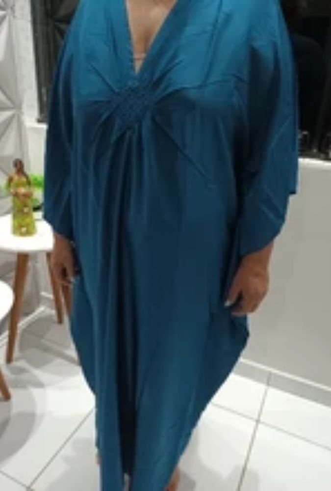 Boho Maxi Dress - Beach Dress, Kaftan Dress Blue Harmony in 15 colors