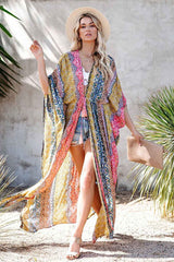 Boho Robe, Beach Cover up, Beach Robe, Pink Astid