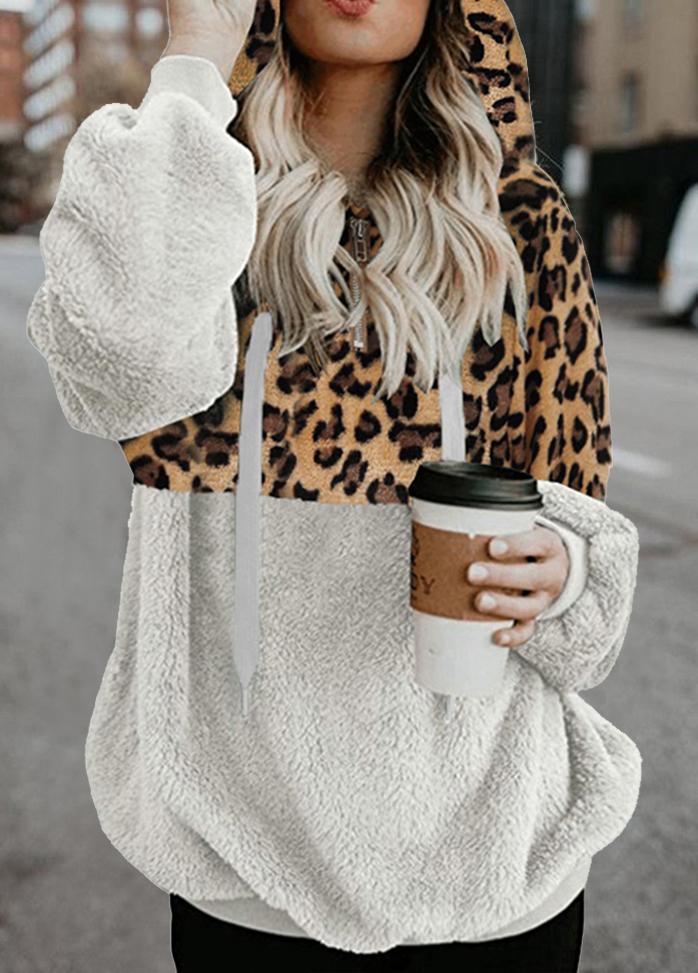 Casual Printed Long Sleeve Hoodie