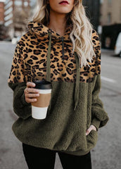 Casual Printed Long Sleeve Hoodie