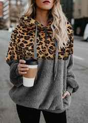Casual Printed Long Sleeve Hoodie