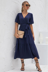 Boho Maxi Dress, Sundress, Kiara in Royal Blue