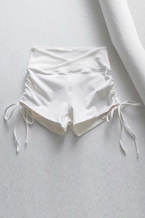 Drawstring V Waist Shorts