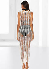 Cut Out Solid Color Cover Up
