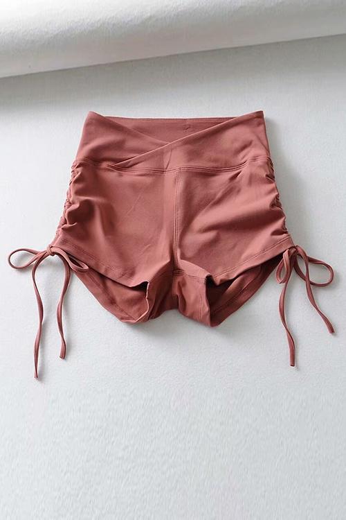 Drawstring V Waist Shorts