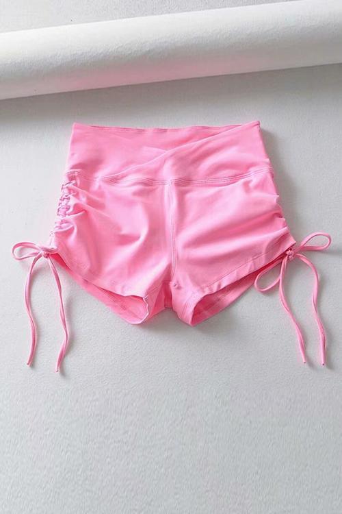 Drawstring V Waist Shorts