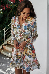 Boho Mini Dress Hannah in White