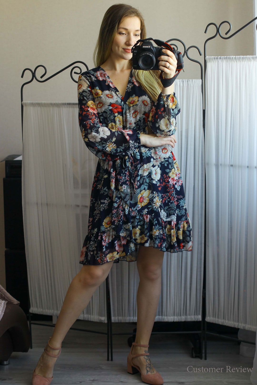 Boho Mini Dress Hannah in White