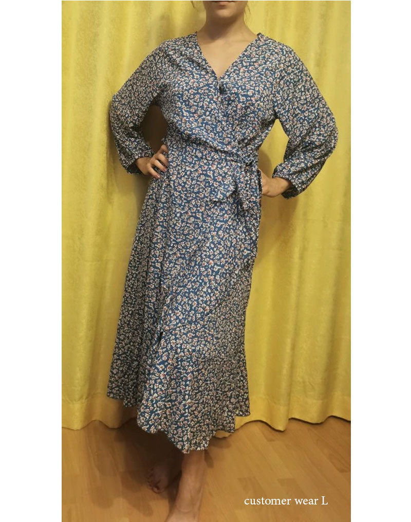 Boho Midi Dress, Autumn Dress, Claire in Beige