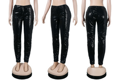 Sequinned Skinny Pants