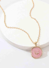 Fashion Alloy Star Moon Necklace Double Pendant