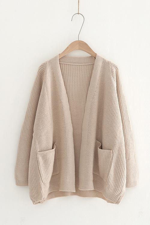 Pockets Loose Cardigan