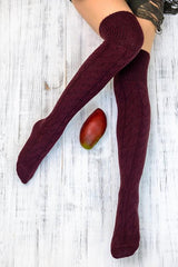 Wool Over The Knee Socks