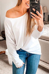 Dew Shoulder Long Sleeve T Shirt