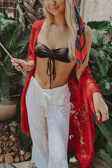 Lace See Though Cover Up