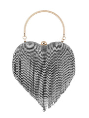Evening Women's Banquet Party Dress Heart Shape Handbags