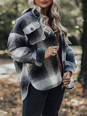 Fashion Outwear lady Printing Long Sleeve Jacket