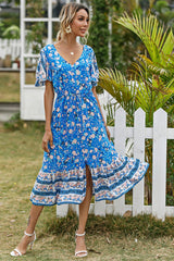 Boho Maxi Dress, Sundress, Pink Rosewood