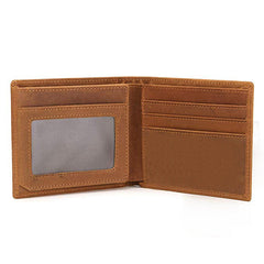 Retro Horse Leather Men's Laser Purse