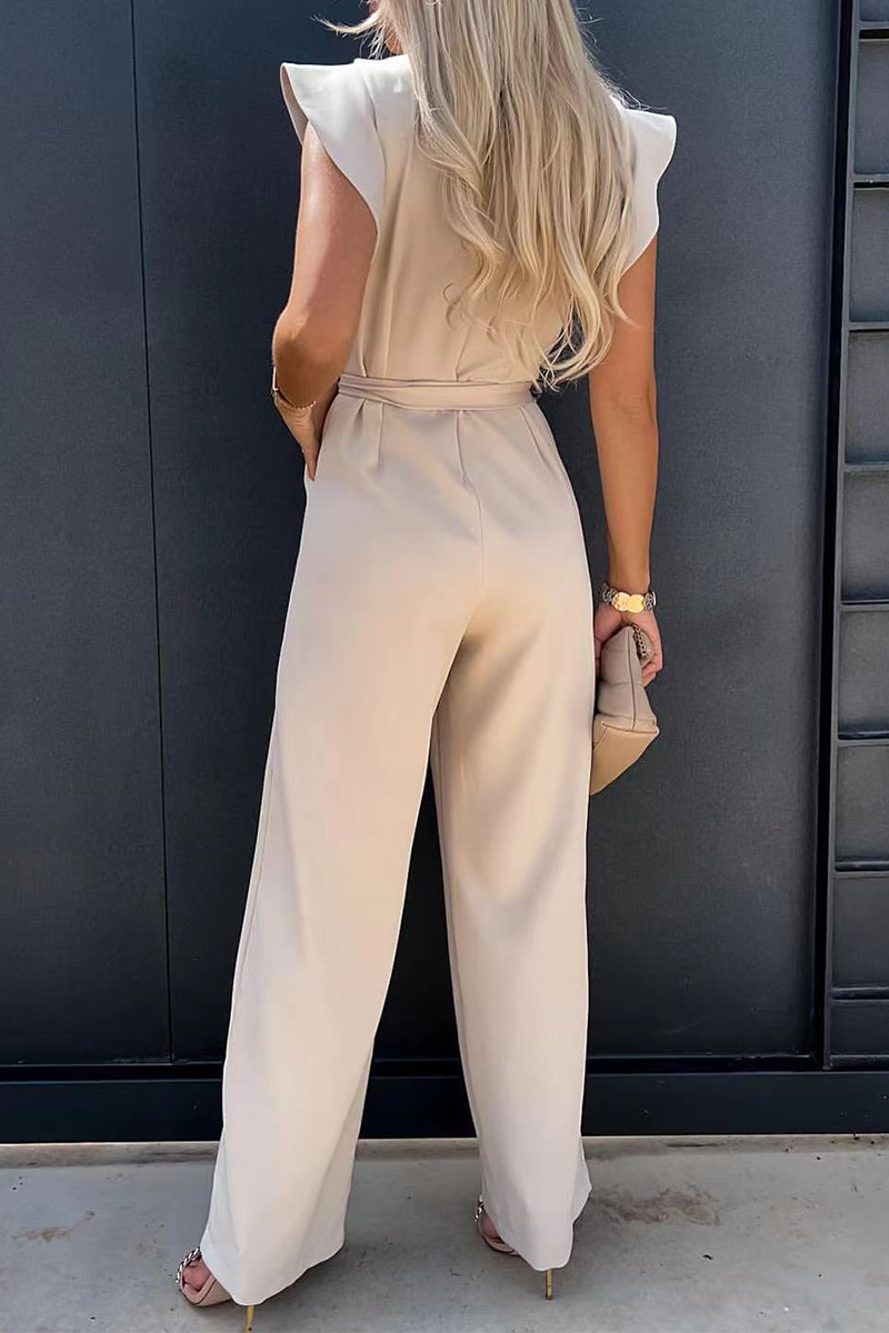 Impression Of You Ruffles Bleted Jumpsuits