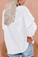 Fashion Print Printing O Neck Tops(3 colors)