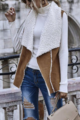 Fashion Patchwork Patchwork With Bow Turndown Collar Tops