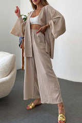 Fashion Casual Three Quarter Two Pieces(3 Colors)