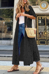 Casual Solid Patchwork Buckle Turndown Collar Tops