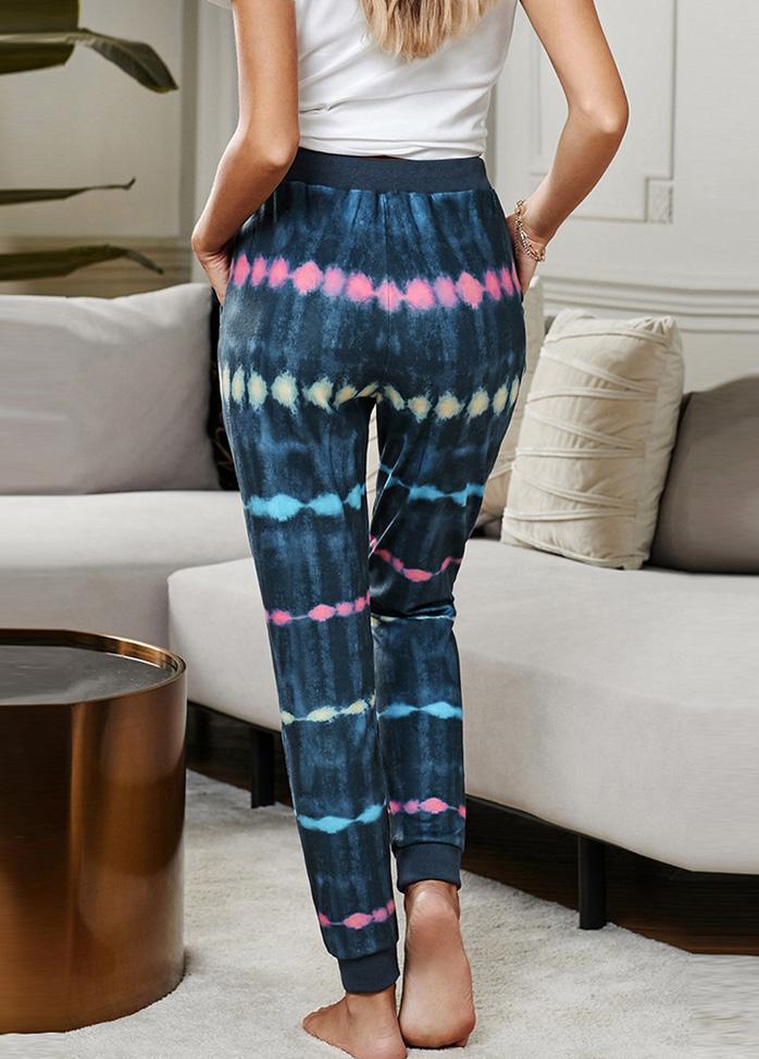 Gradient Printed Casual Long Pant