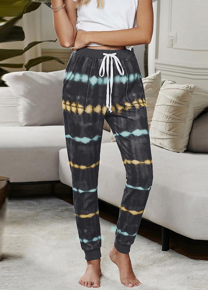 Gradient Printed Casual Long Pant