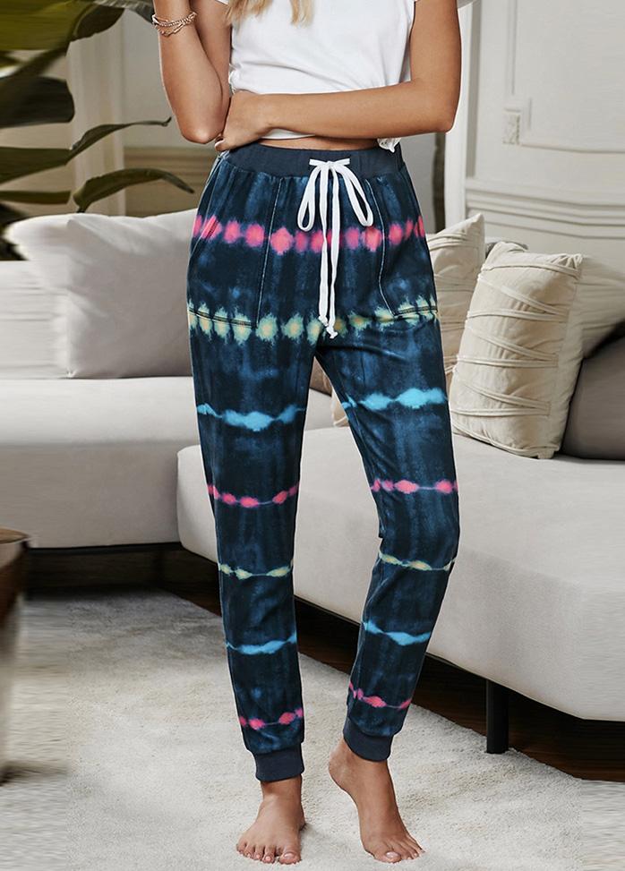 Gradient Printed Casual Long Pant