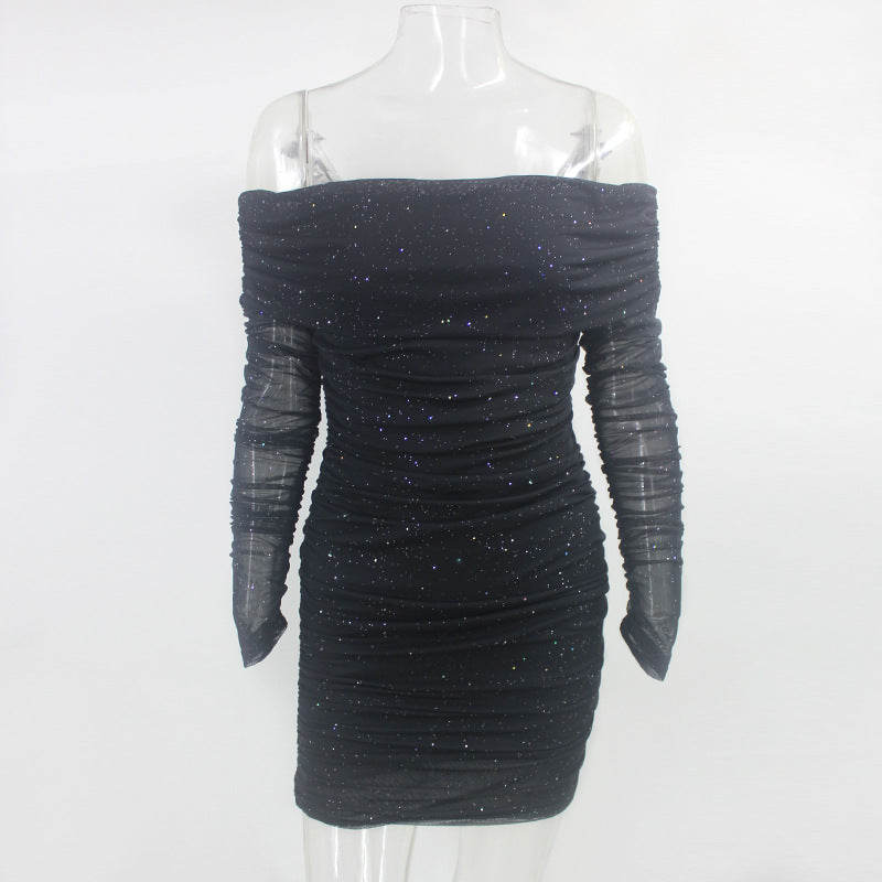 Off Shoulder Bodycon Sexy Mini Dress