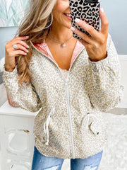 Fashion  Zipped Long Sleeve Pocket Sweater
