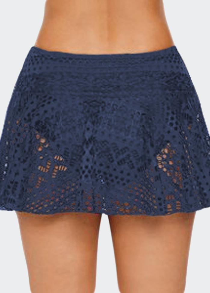 Lace High Waist Swim Shorts
