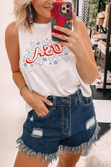 Ripper Tassels Raw Edge Denim Shorts