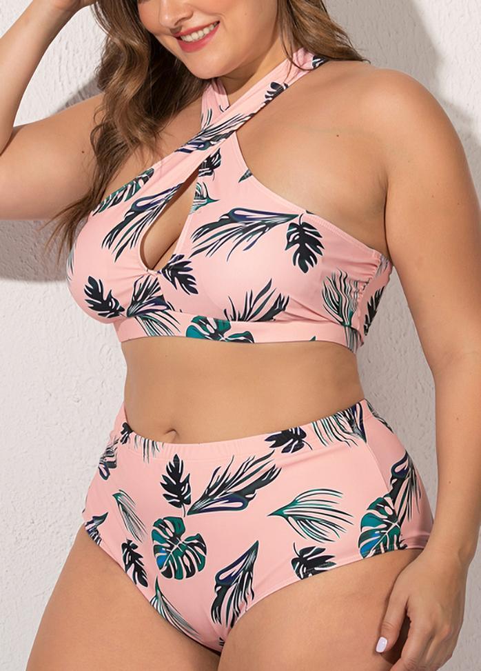Greenery Printed Bikini Set