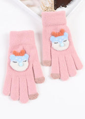 Cartoon Fox Plush Gloves