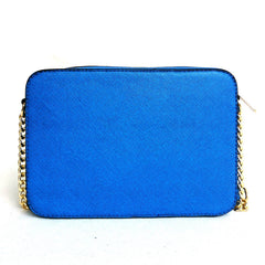 Women's Small Square Cross Pattern Leather Shoulder Chain Fashion Crossbody Bags