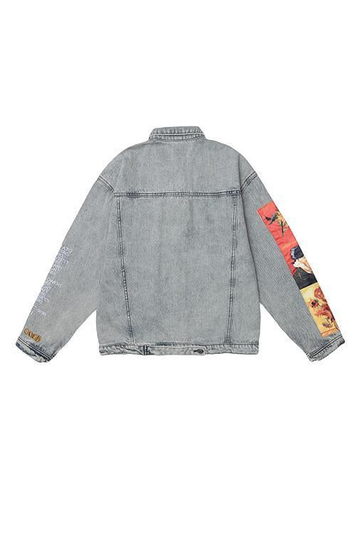Vincent Van Gogh Embroidered Denim Jacket