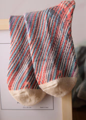 Doodle Striped Women's Socks