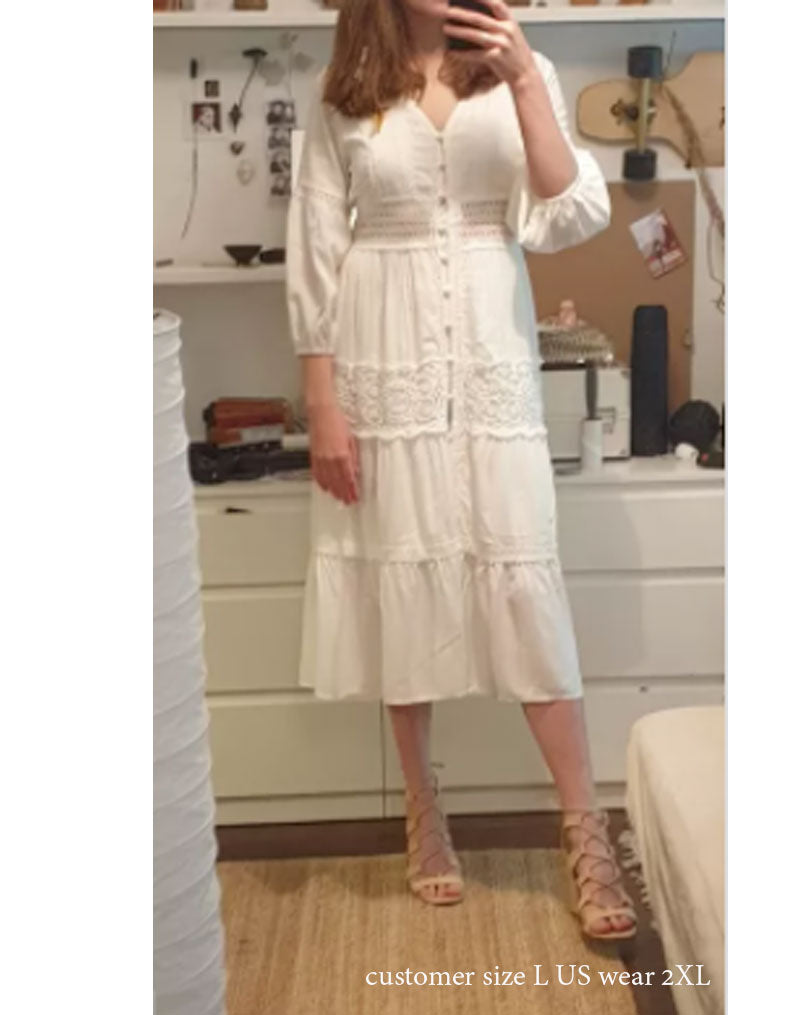 Boho Maxi Dress, Red Cloud