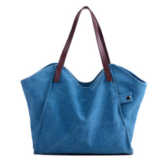 Canvas Fashion Thickened Simple Shoulder Tote Bags
