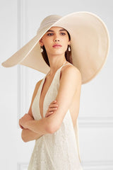 Boho Hat, Sun Hat, Beach Hat, Wide Brim Straw Hat, Classy White